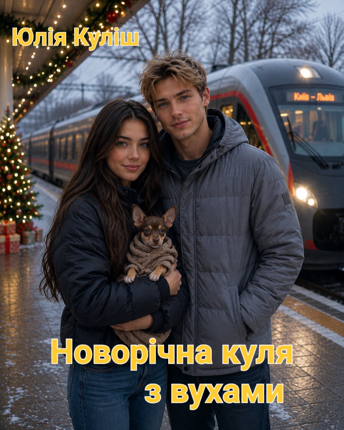 Обкладинка книги «Новорічна куля з вухами» — Юлія Куліш