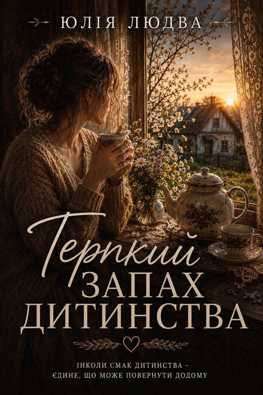 Обкладинка книги «Терпкий запах дитинства» — Юлія Людва
