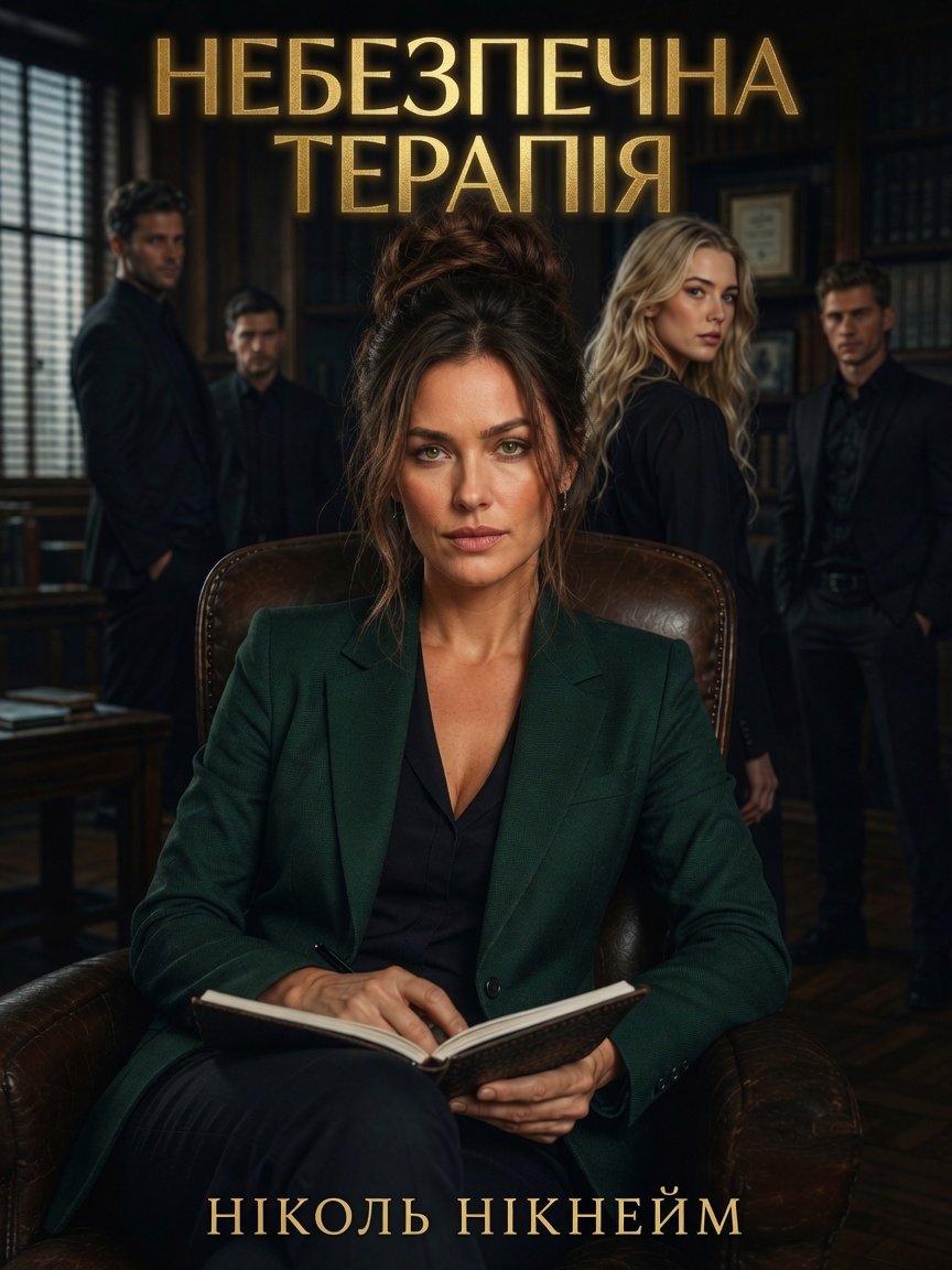 Обкладинка книги «Небезпечна терапія» — Ніколь Нікнейм