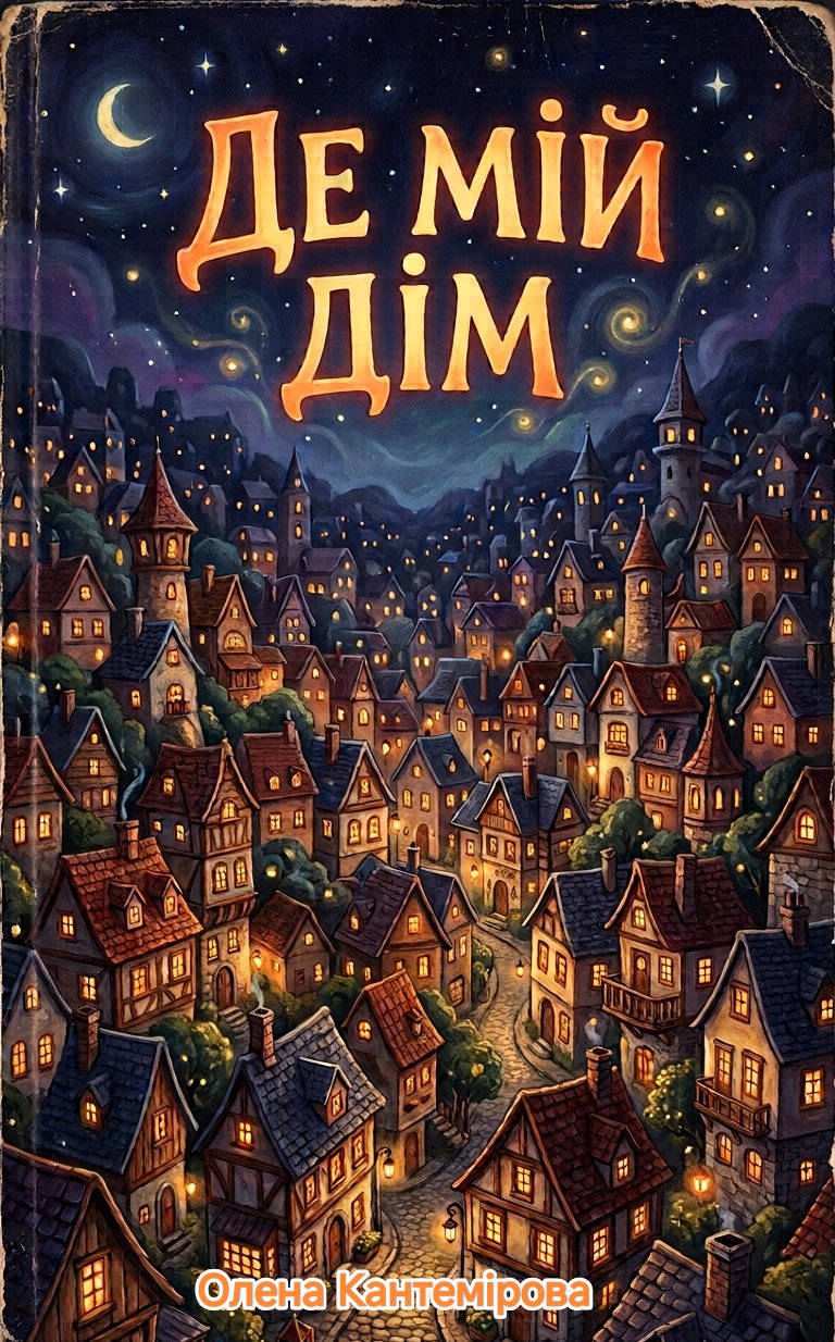 Обкладинка книги «Де мій дім» — Олена Кантемірова