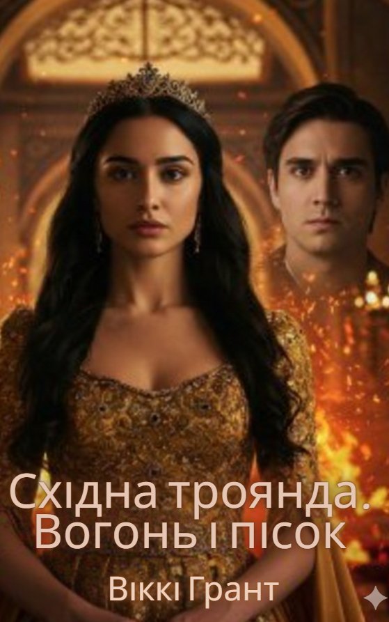 Обкладинка книги «Східна троянда. Вогонь і пісок» — Віккі Грант