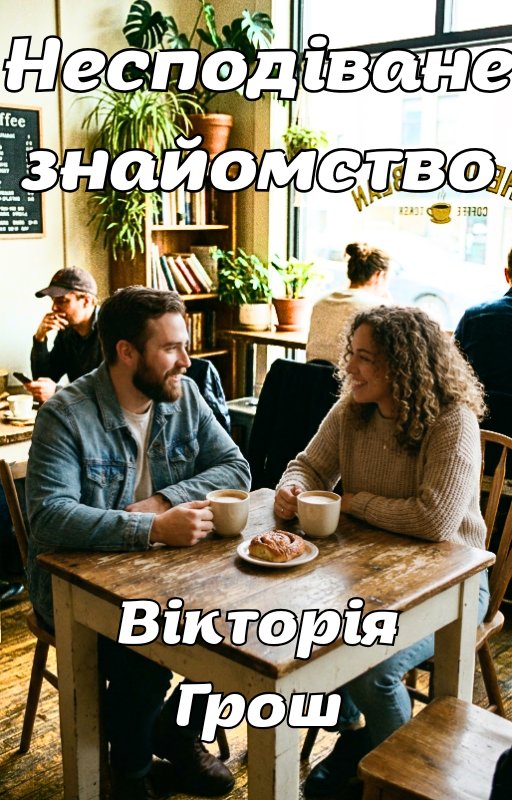 Обкладинка книги «Несподіване знайомство» — Вікторія Грош