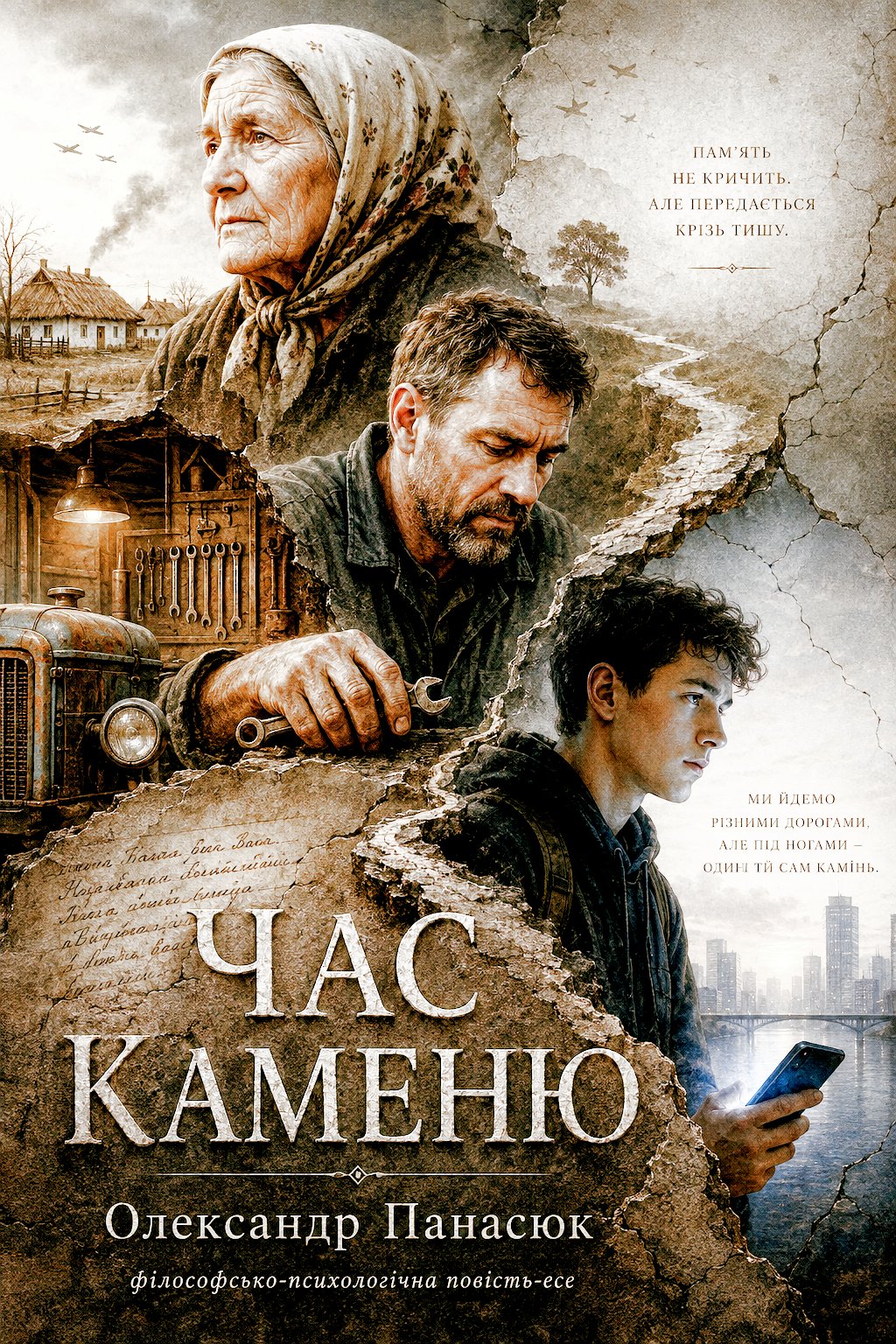 Обкладинка «ЧАС КАМЕНЮ» — ОЛЕКСАНДР   ПАНАСЮК