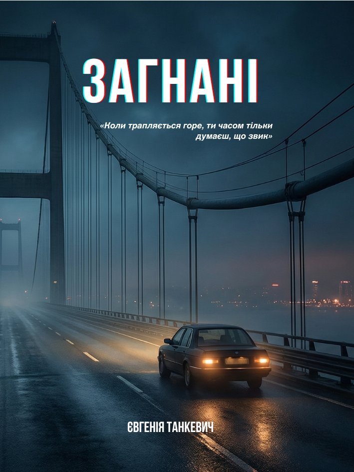 Обкладинка книги «Загнані» — Yevheniia Tankevych