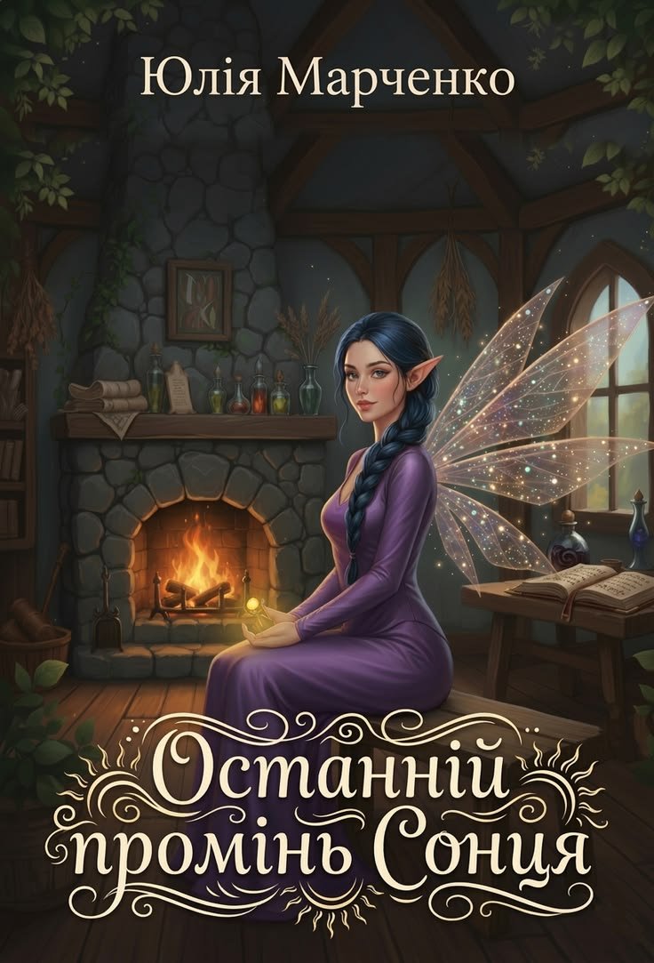 Обкладинка книги «Останній промінь Сонця» — Юлія Марченко